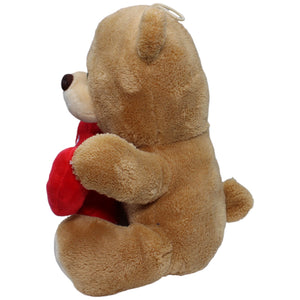 1235582 Flos Toys Teddybär mit drei Herzen "I Love You" Kuscheltier Kumpel Leo Gebraucht