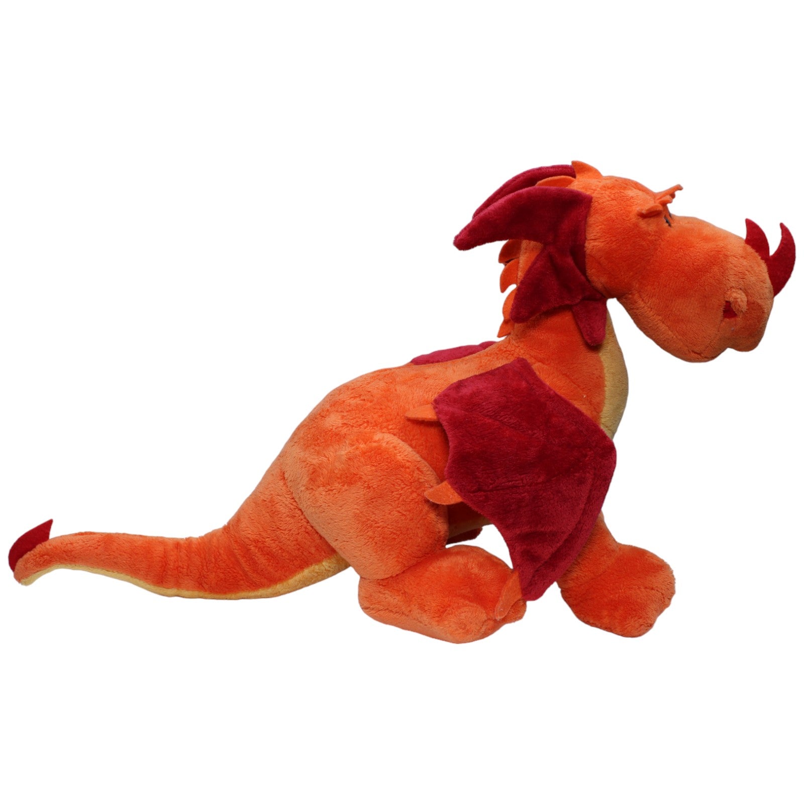 1235589 NICI XL Drache Arock orange, sitzend Kuscheltier Kumpel Leo Gebraucht