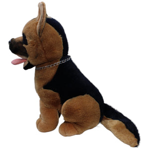 1235590 Plüco Vintage Schäferhund groß, Kommissar Rex Kuscheltier Kumpel Leo Gebraucht Sat 1