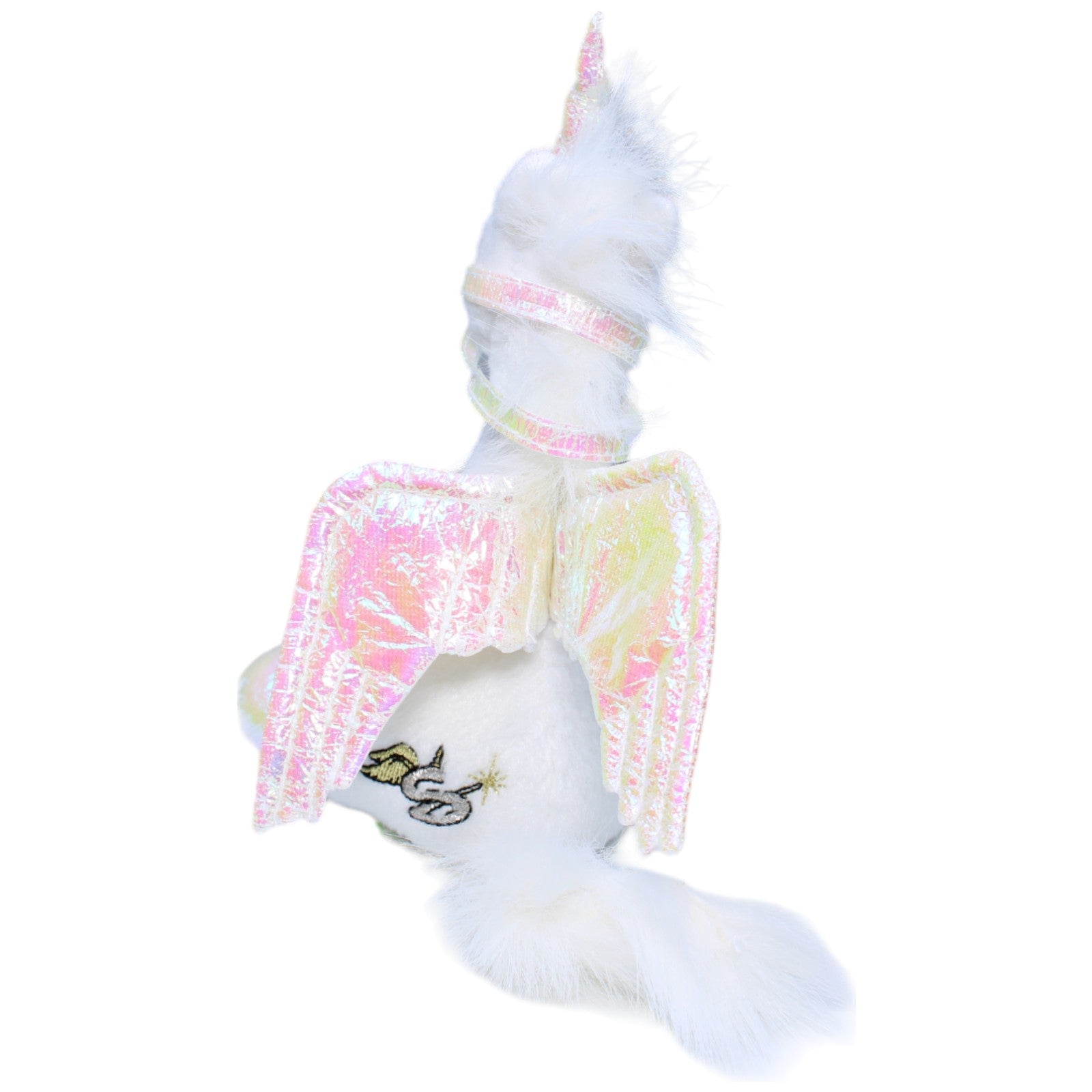 1235595 Unbekannt Pegasus Einhorn, weiß Kuscheltier Kumpel Leo Fantasy Gebraucht