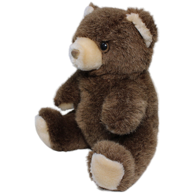 1235602 Plüco Teddybär braun, sitzend Kuscheltier Kumpel Leo Bär Gebraucht Teddy