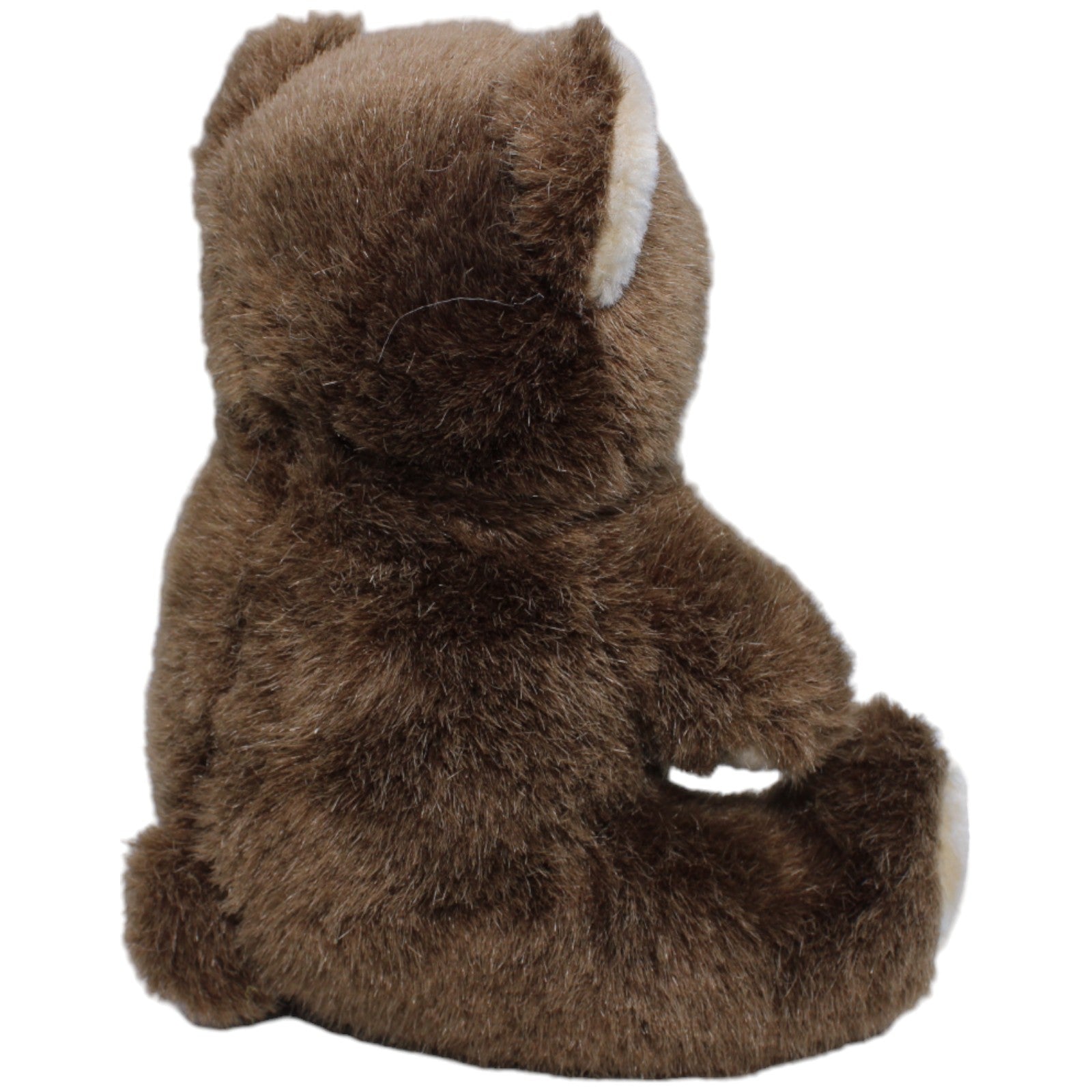 1235602 Plüco Teddybär braun, sitzend Kuscheltier Kumpel Leo Bär Gebraucht Teddy