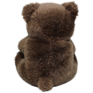 1235602 Plüco Teddybär braun, sitzend Kuscheltier Kumpel Leo Bär Gebraucht Teddy