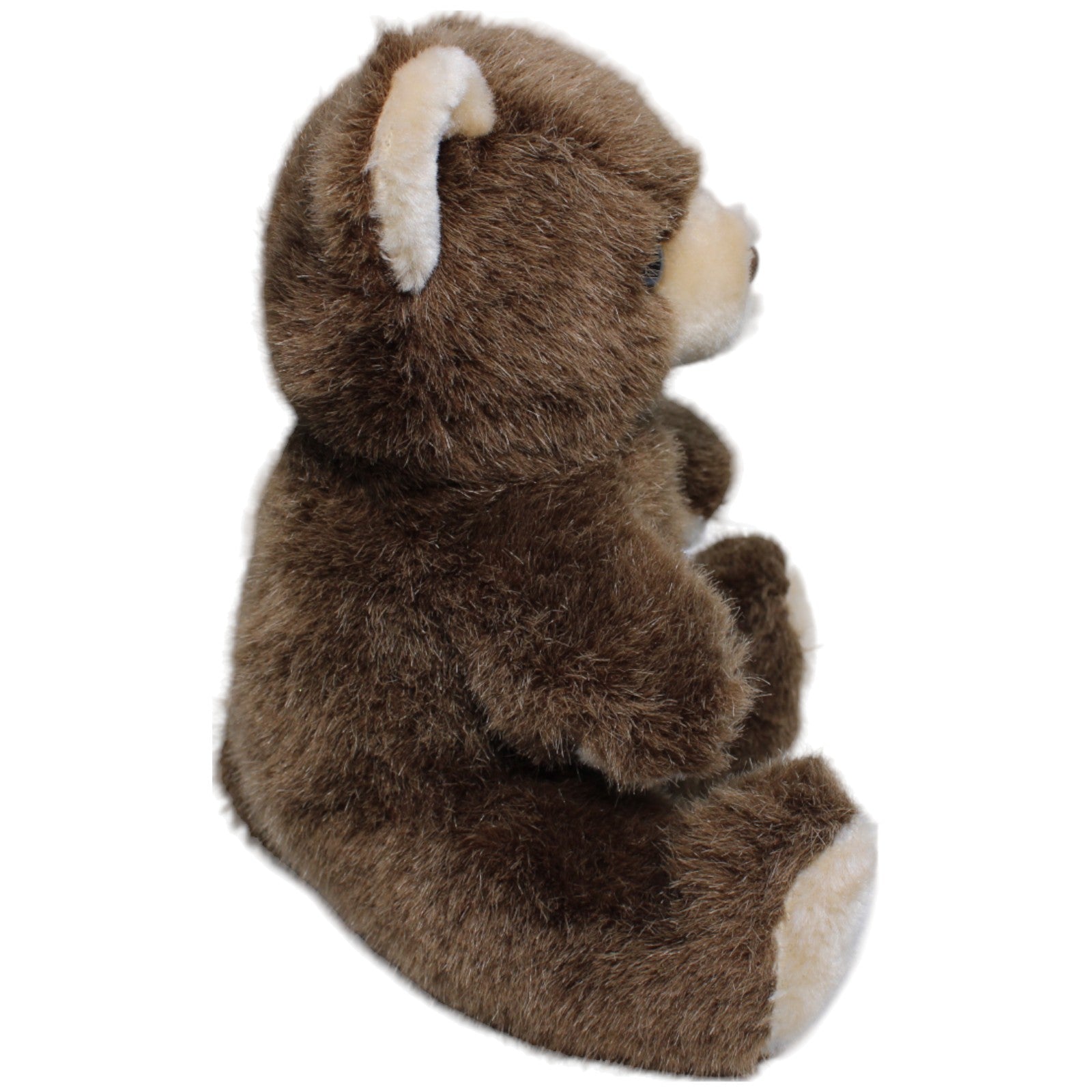 1235602 Plüco Teddybär braun, sitzend Kuscheltier Kumpel Leo Bär Gebraucht Teddy