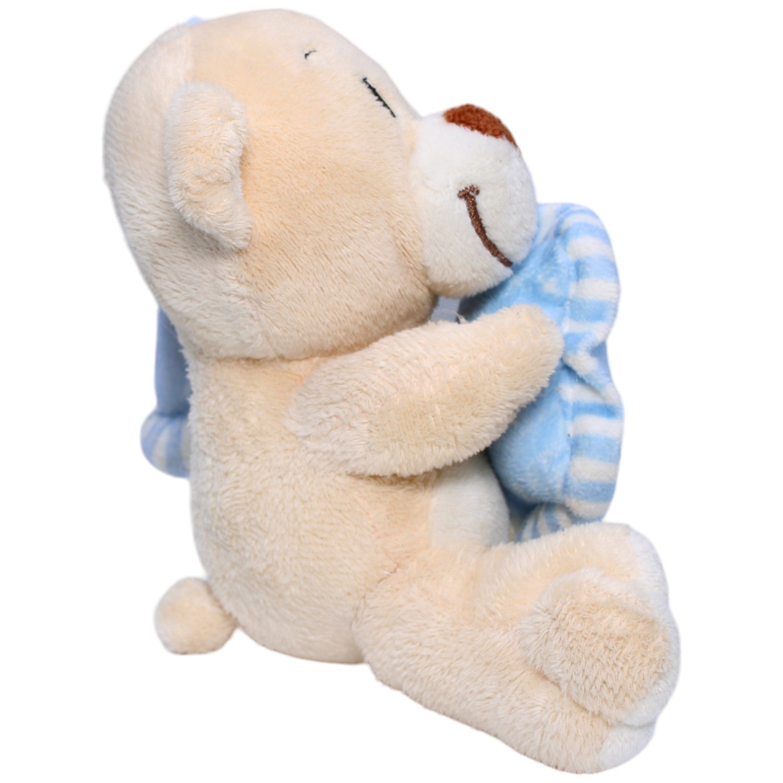 1235645 Flos Toys Teddybär mit Schlafmütze und Kissen Kuscheltier Kumpel Leo Bär Gebraucht Teddy