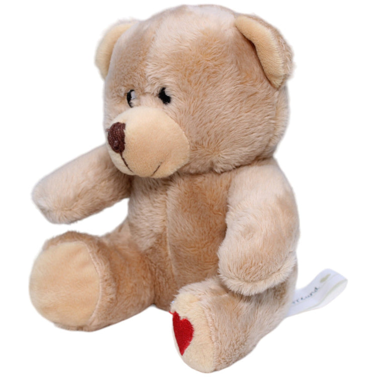 1235646 TEDI Kuschelfreund Teddybär mit Herz am Fuß, beige Kuscheltier Kumpel Leo Bär Gebraucht Teddy