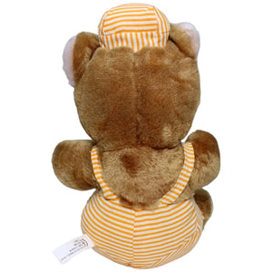 1235650 Kathreiner Aktiengesellschaft Vintage Teddybär mit gestreifter Kleidung Kuscheltier Kumpel Leo Bär Gebraucht Teddy