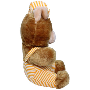 1235650 Kathreiner Aktiengesellschaft Vintage Teddybär mit gestreifter Kleidung Kuscheltier Kumpel Leo Bär Gebraucht Teddy