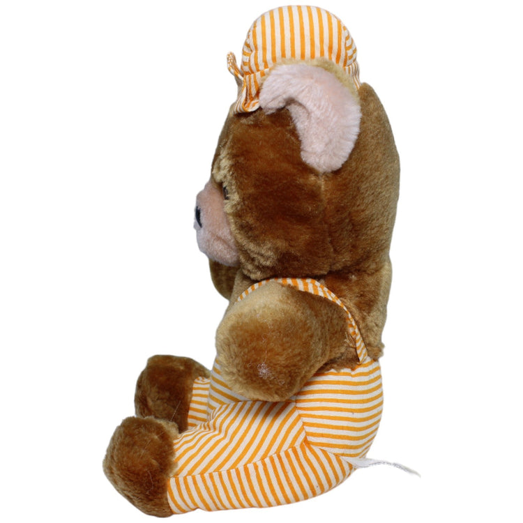 1235650 Kathreiner Aktiengesellschaft Vintage Teddybär mit gestreifter Kleidung Kuscheltier Kumpel Leo Bär Gebraucht Teddy