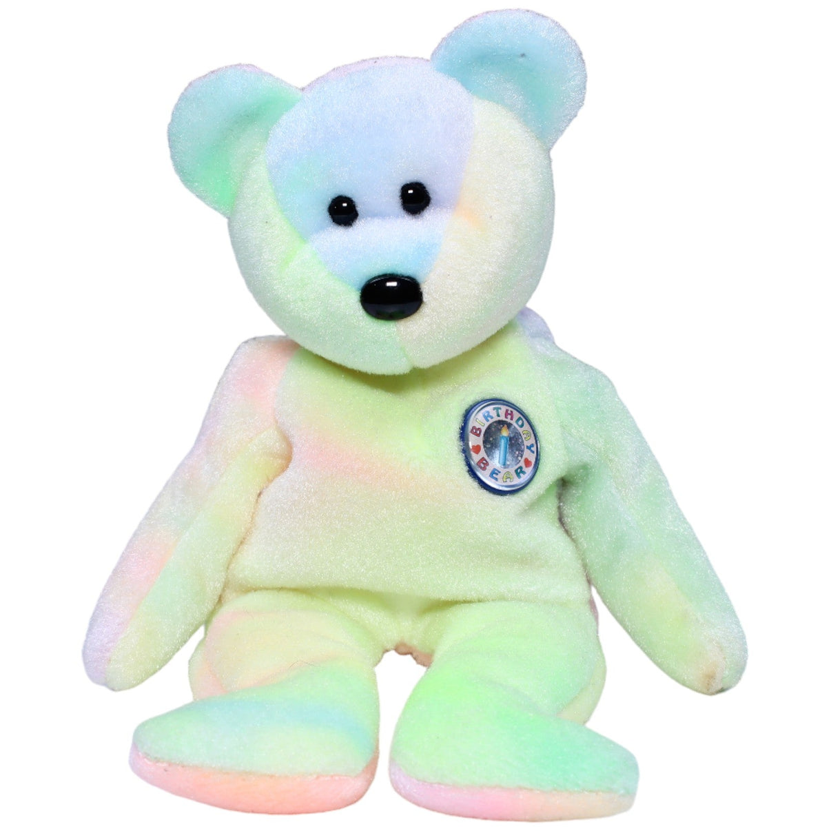 1235657 TY Vintage Beanie Baby, Birthday Bear Kuscheltier Kumpel Leo Bär Gebraucht Teddy