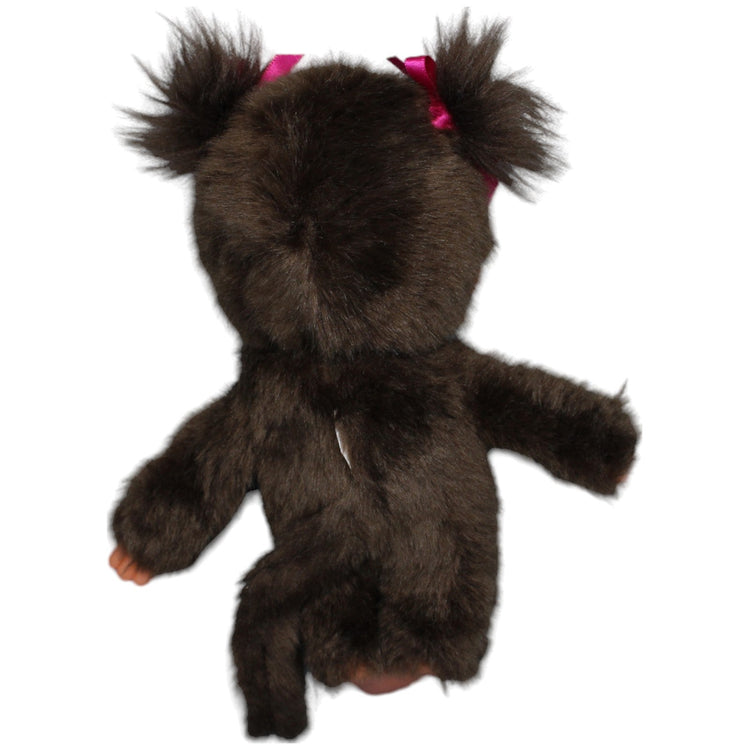 1235660 Sekiguchi Monchhichi, Mädchen mit Zöpfen Kuscheltier Kumpel Leo Gebraucht