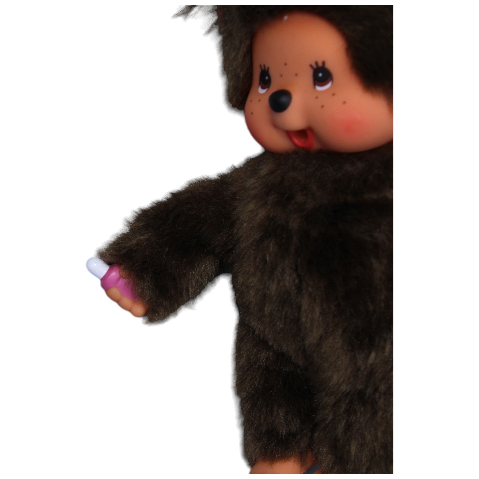 1235660 Sekiguchi Monchhichi, Mädchen mit Zöpfen Kuscheltier Kumpel Leo Gebraucht