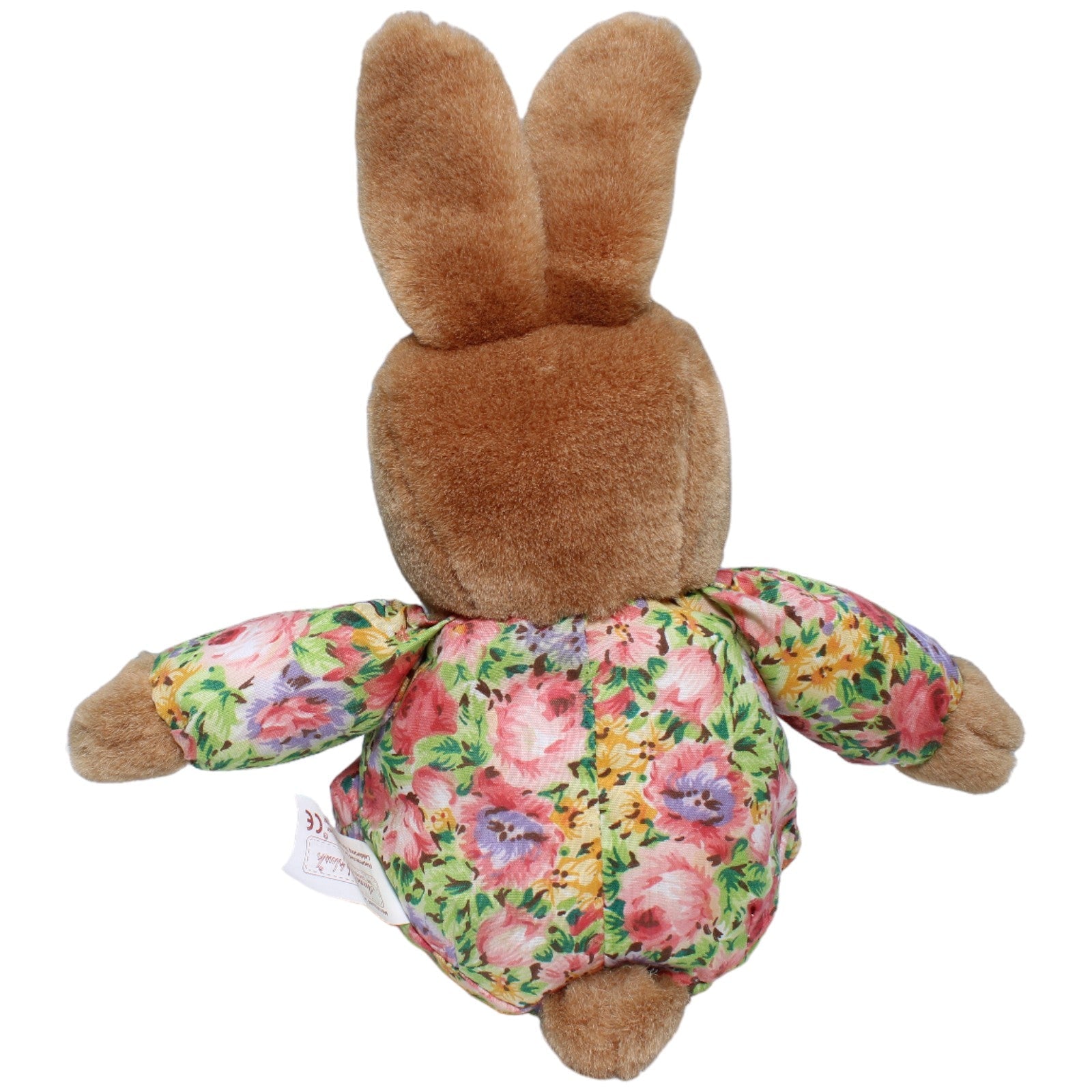 1235661 Anna Club Plush Vintage Leather - Tagline, Hase mit Blumenmuster Kuscheltier Kumpel Leo Gebraucht Kaninchen