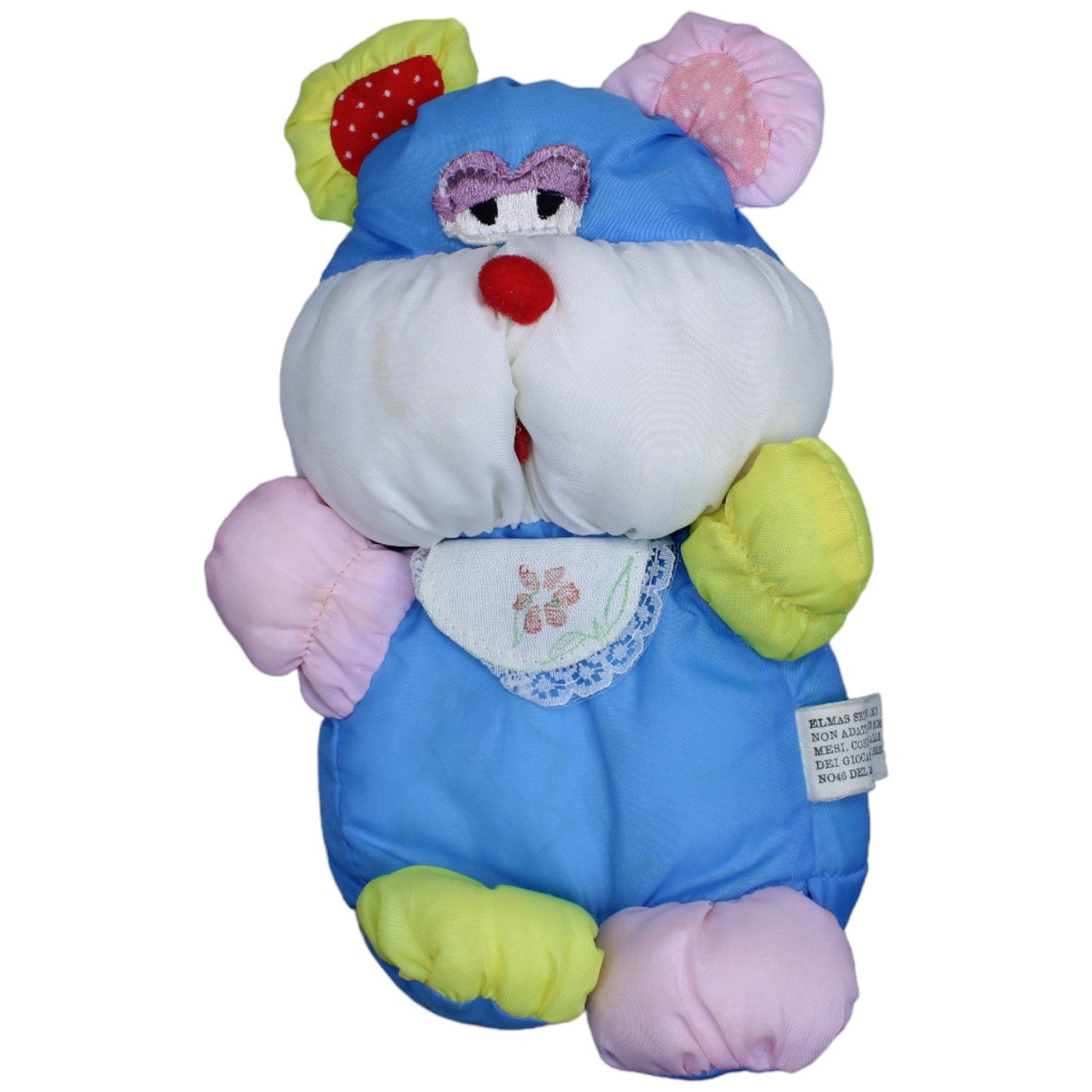 1235665 ELMAS SLR Vintage Kautschi, bunter Bär Kuscheltier Kumpel Leo Gebraucht