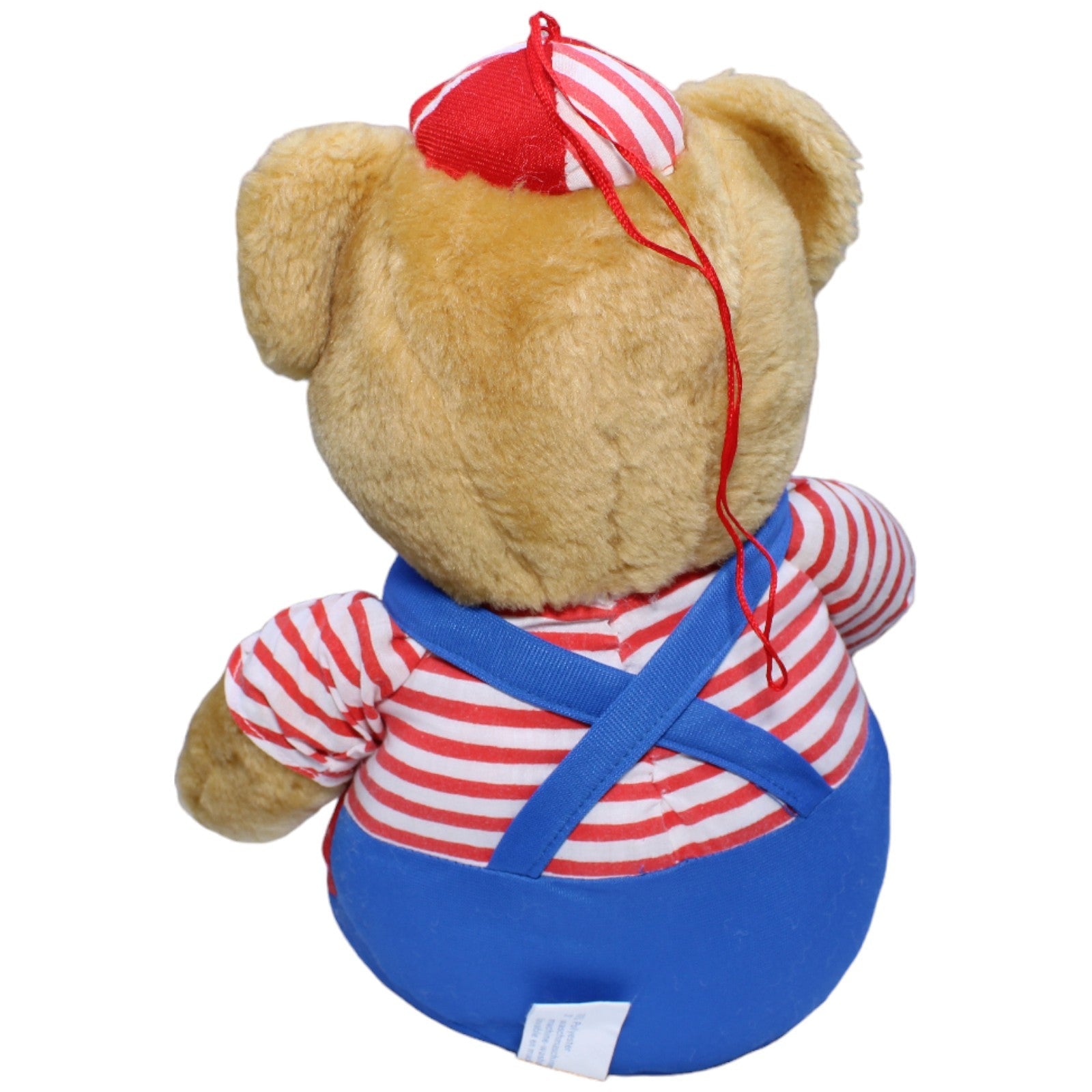 1235668 Magomora Vintage XL Teddybär mit blauer Latzhose Kuscheltier Kumpel Leo Bär Gebraucht Teddy