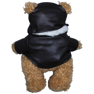 1235677 Unbekannt Flieger - Teddybär mit Lederjacke & Fliegerhaube Kuscheltier Kumpel Leo Bär Gebraucht Teddy