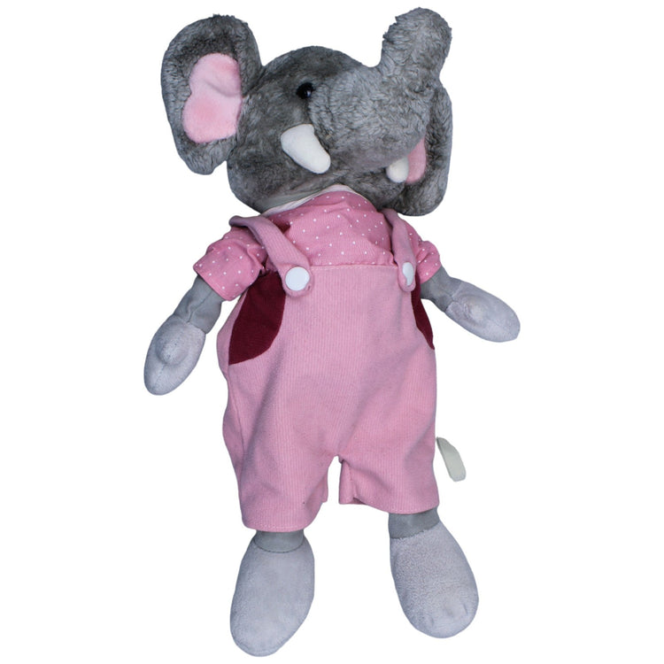 1235678 Unbekannt Elefant mit rosa Latzhose, groß Kuscheltier Kumpel Leo Gebraucht