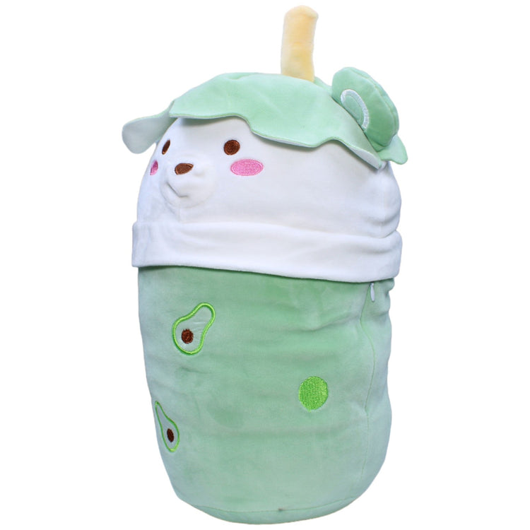 1235704 Unbekannt XL Boba Tea Bear, green Plüschfigur Kumpel Leo Avocado Gebraucht