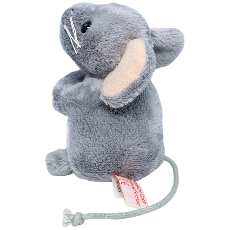 1235710 Teddy - Hermann Maus, grau Kuscheltier Kumpel Leo Gebraucht