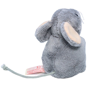 1235710 Teddy - Hermann Maus, grau Kuscheltier Kumpel Leo Gebraucht