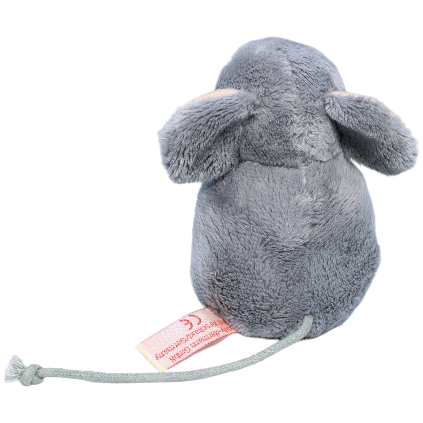 1235710 Teddy - Hermann Maus, grau Kuscheltier Kumpel Leo Gebraucht