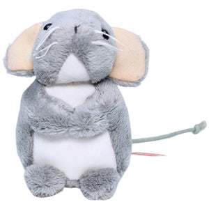 1235710 Teddy - Hermann Maus, grau Kuscheltier Kumpel Leo Gebraucht