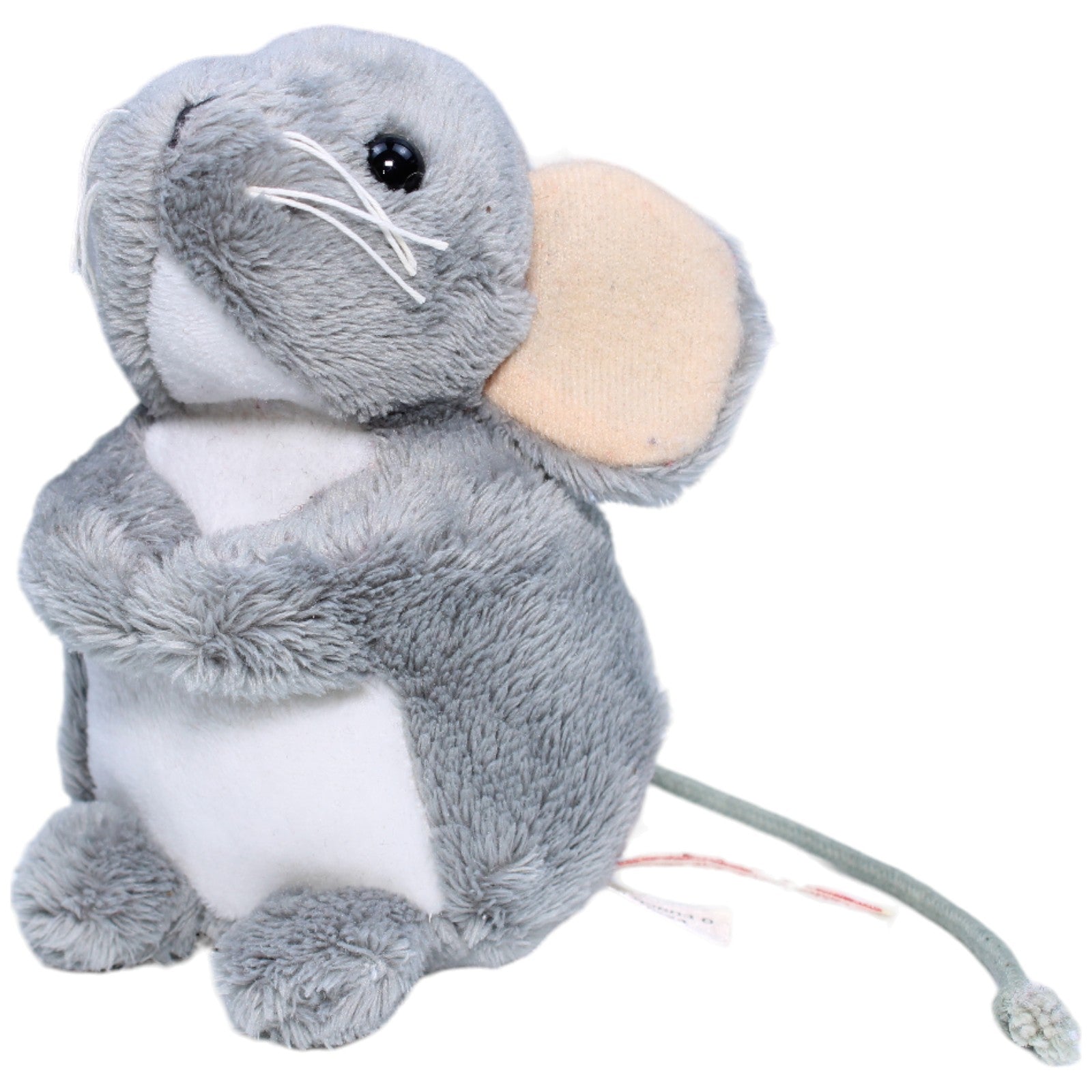 1235710 Teddy - Hermann Maus, grau Kuscheltier Kumpel Leo Gebraucht