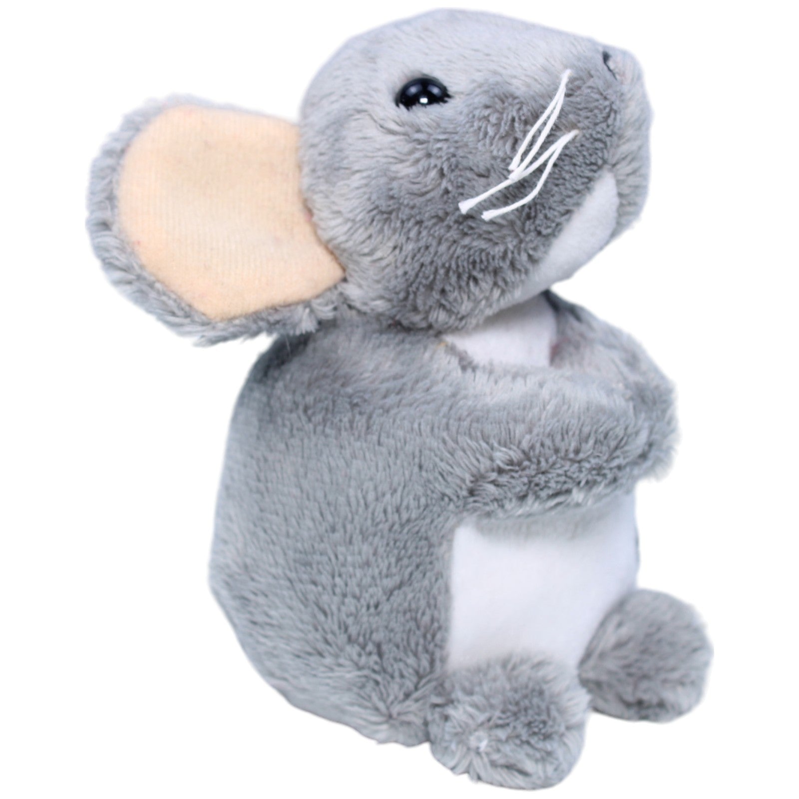 1235710 Teddy - Hermann Maus, grau Kuscheltier Kumpel Leo Gebraucht