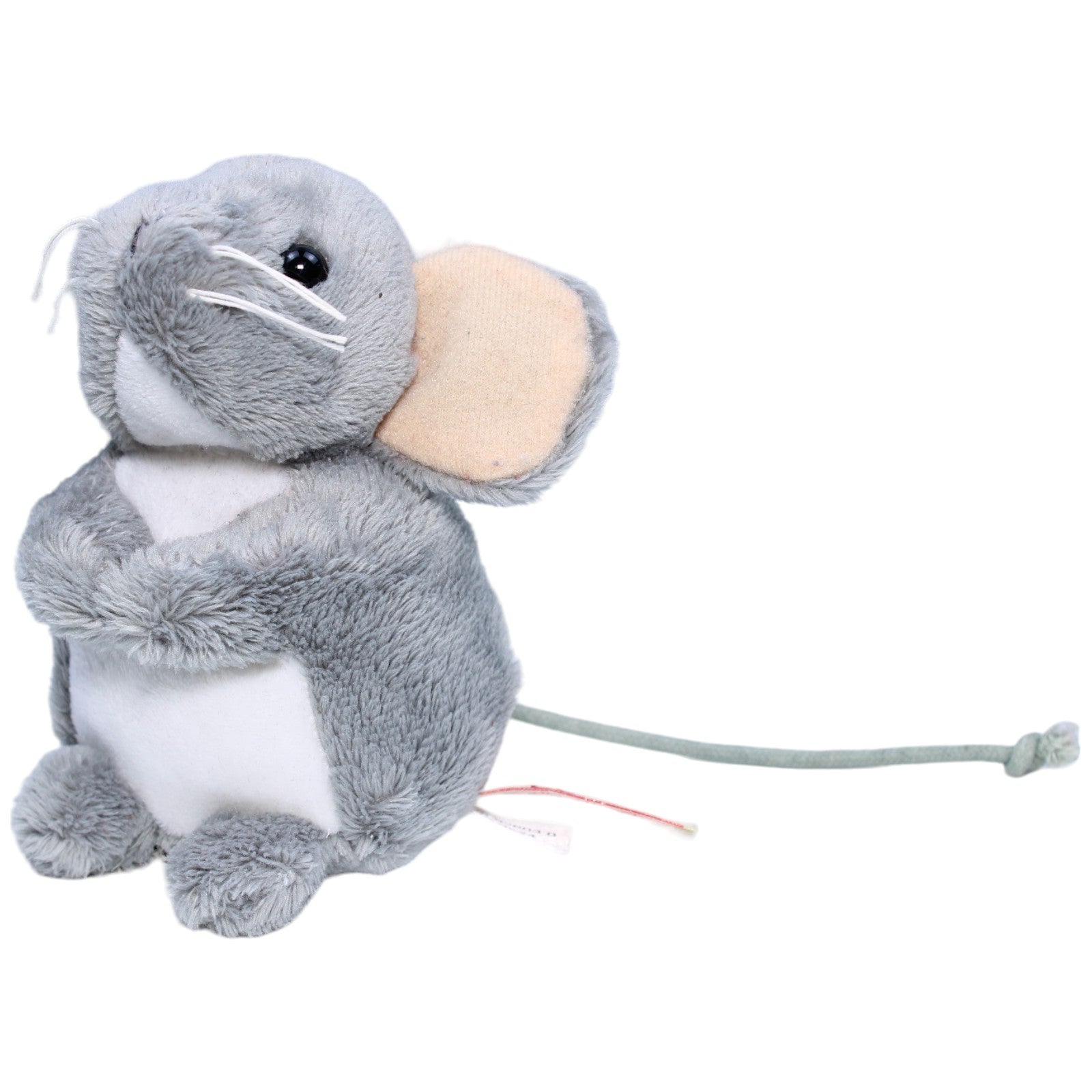 1235710 Teddy - Hermann Maus, grau Kuscheltier Kumpel Leo Gebraucht