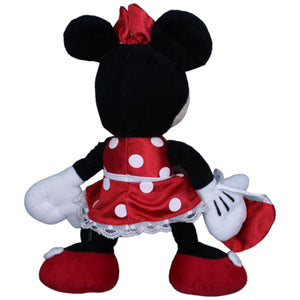 1235722 Nicotoy Disney Minnie Maus mit Kleid, rot - gepunktet & Handtasche Kuscheltier Kumpel Leo Disney Gebraucht