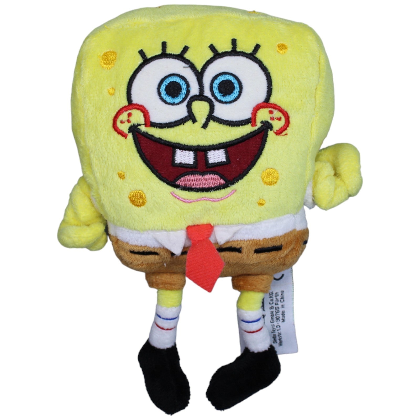 1235740 SimbaToys GmbH & Co. KG SpongeBob Schwammkopf mit Vibrationsfunktion Plüschfigur Kumpel Leo Gebraucht