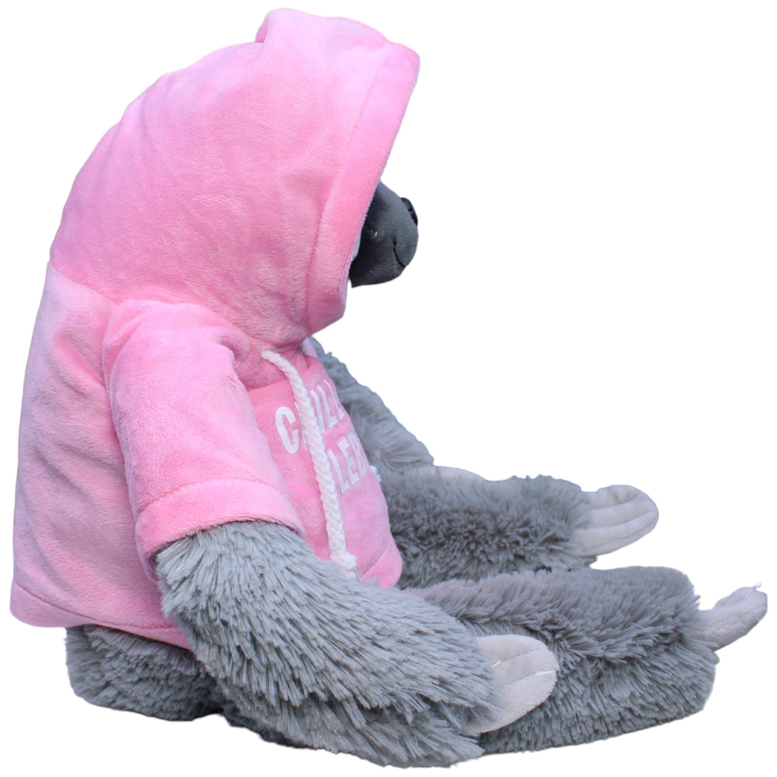 1235750 Flos Toys XL Faultier mit " Chill dein Leben" Pullover Kuscheltier Kumpel Leo Gebraucht Glubschi Hund