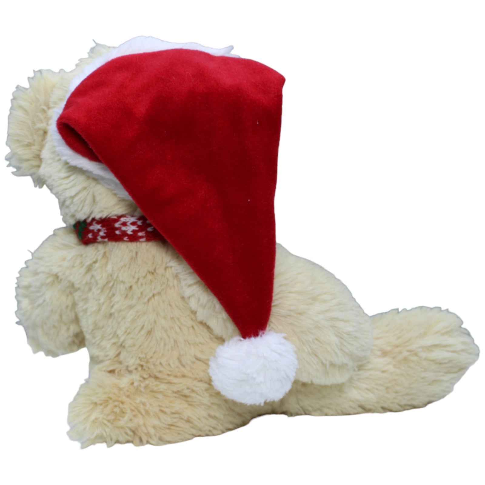 1235754 Magomora Weihnachts - Teddybär mit Mütze und Schal, hellbraun Kuscheltier Kumpel Leo Bär Gebraucht Teddy