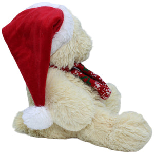 1235754 Magomora Weihnachts - Teddybär mit Mütze und Schal, hellbraun Kuscheltier Kumpel Leo Bär Gebraucht Teddy