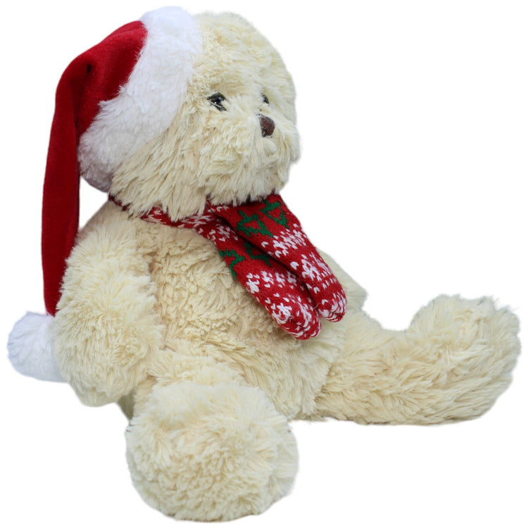 1235754 Magomora Weihnachts - Teddybär mit Mütze und Schal, hellbraun Kuscheltier Kumpel Leo Bär Gebraucht Teddy