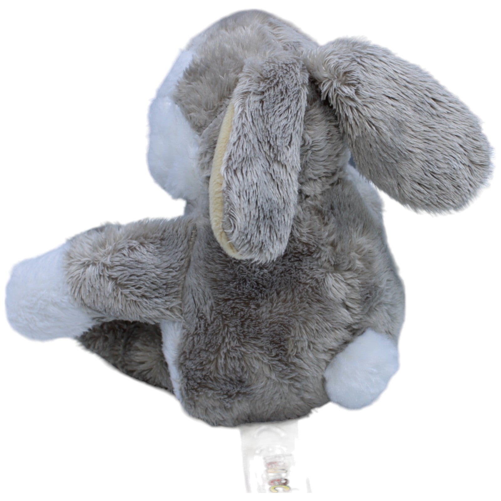 1235785 Heunec Grauer Schlenker - Hase, sitzend Kuscheltier Kumpel Leo Gebraucht Kaninchen Osterhase