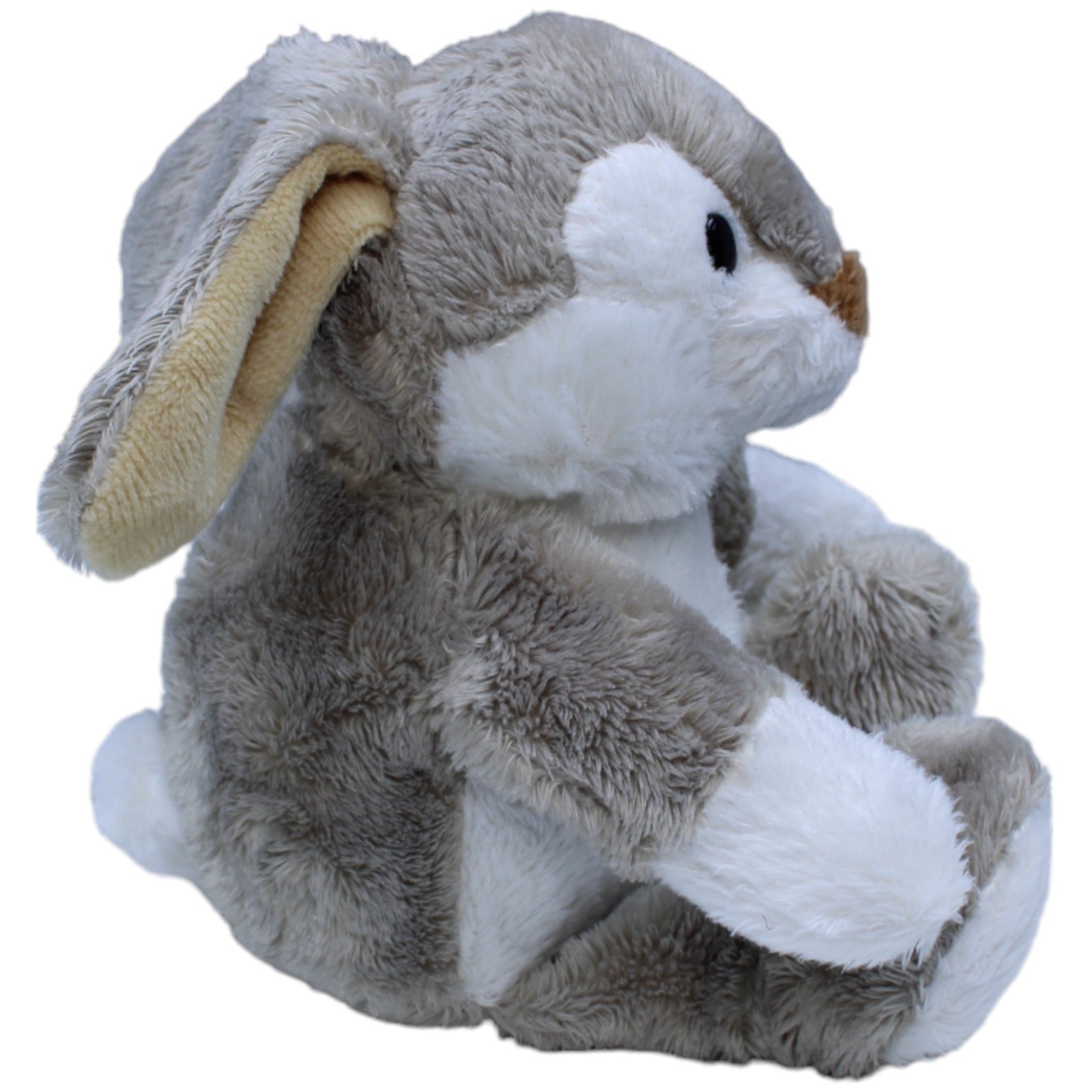 1235785 Heunec Grauer Schlenker - Hase, sitzend Kuscheltier Kumpel Leo Gebraucht Kaninchen Osterhase