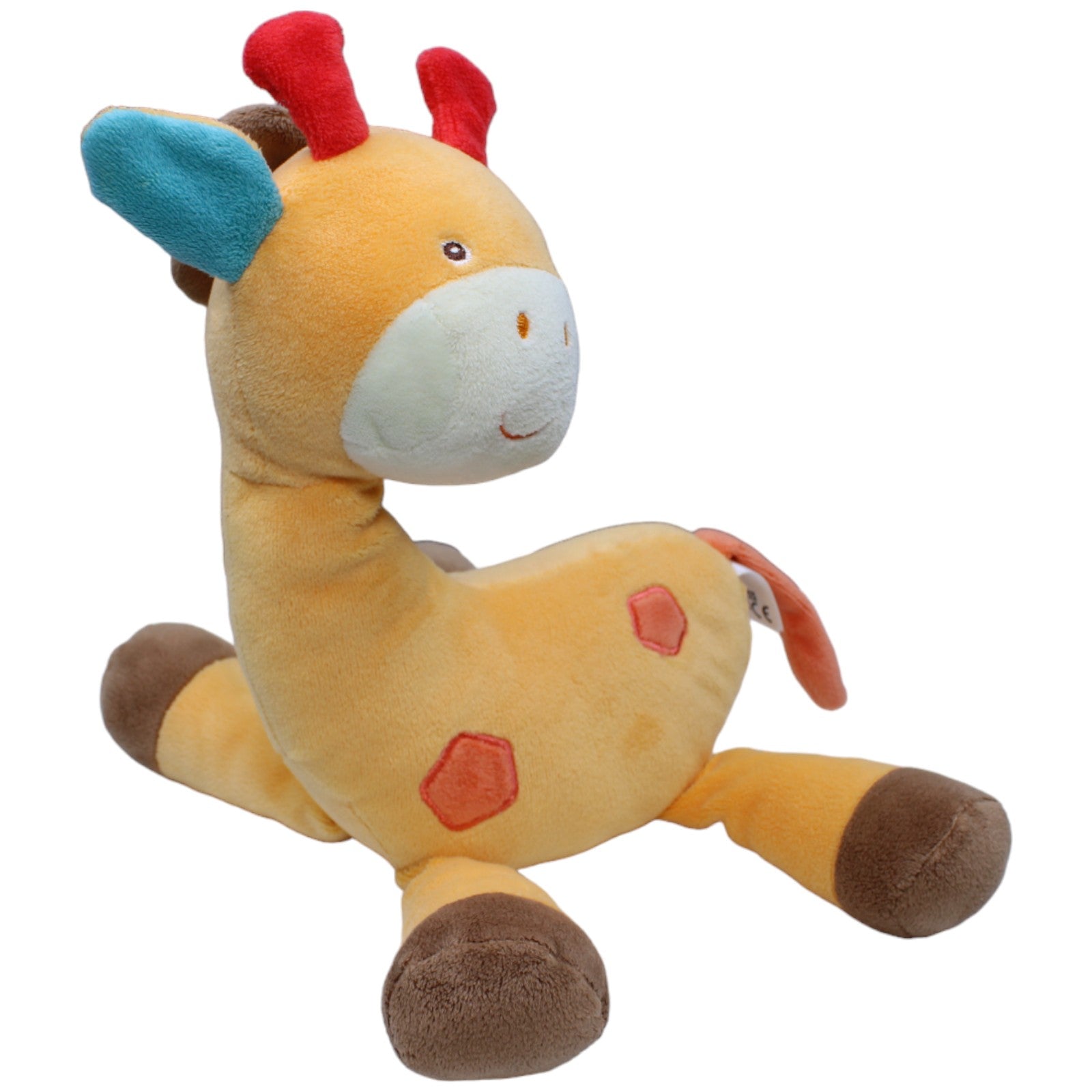 1235790 PUSBLU Süße Giraffe mit bunten Ohren Kuscheltier Kumpel Leo Bär dm drogerie markt