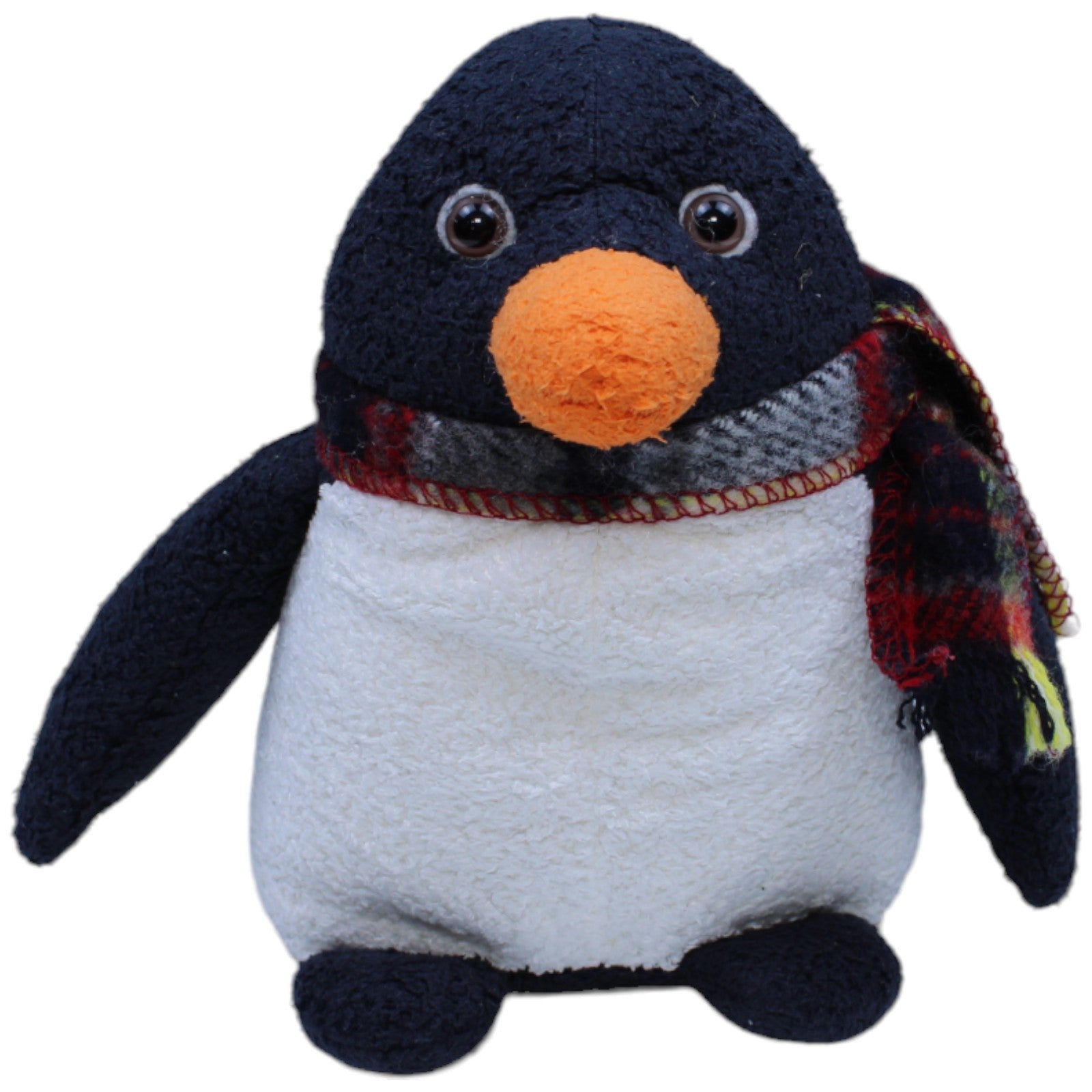 1235797 Russ Berrie Penkie, Pinguin mit Schal Kuscheltier Kumpel Leo Gebraucht