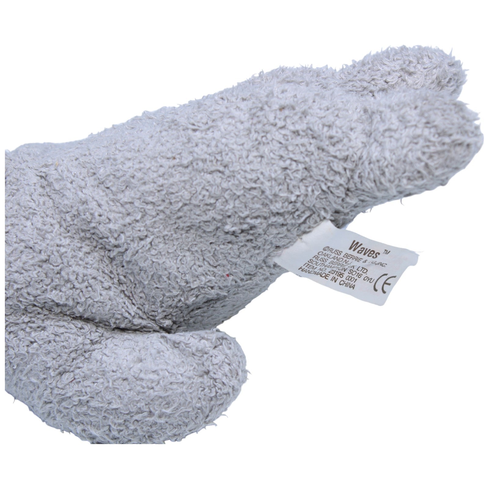 1235800 Russ Berrie Robbe Waves, grau Kuscheltier Kumpel Leo Gebraucht Seehund