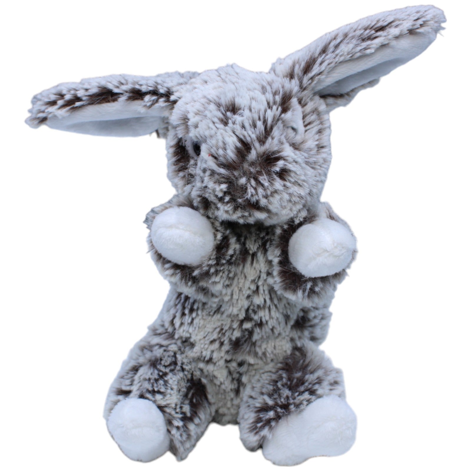 1235814 Unbekannt Grauer Hase sitzend, klein Kuscheltier Kumpel Leo Gebraucht Kaninchen Osterhase