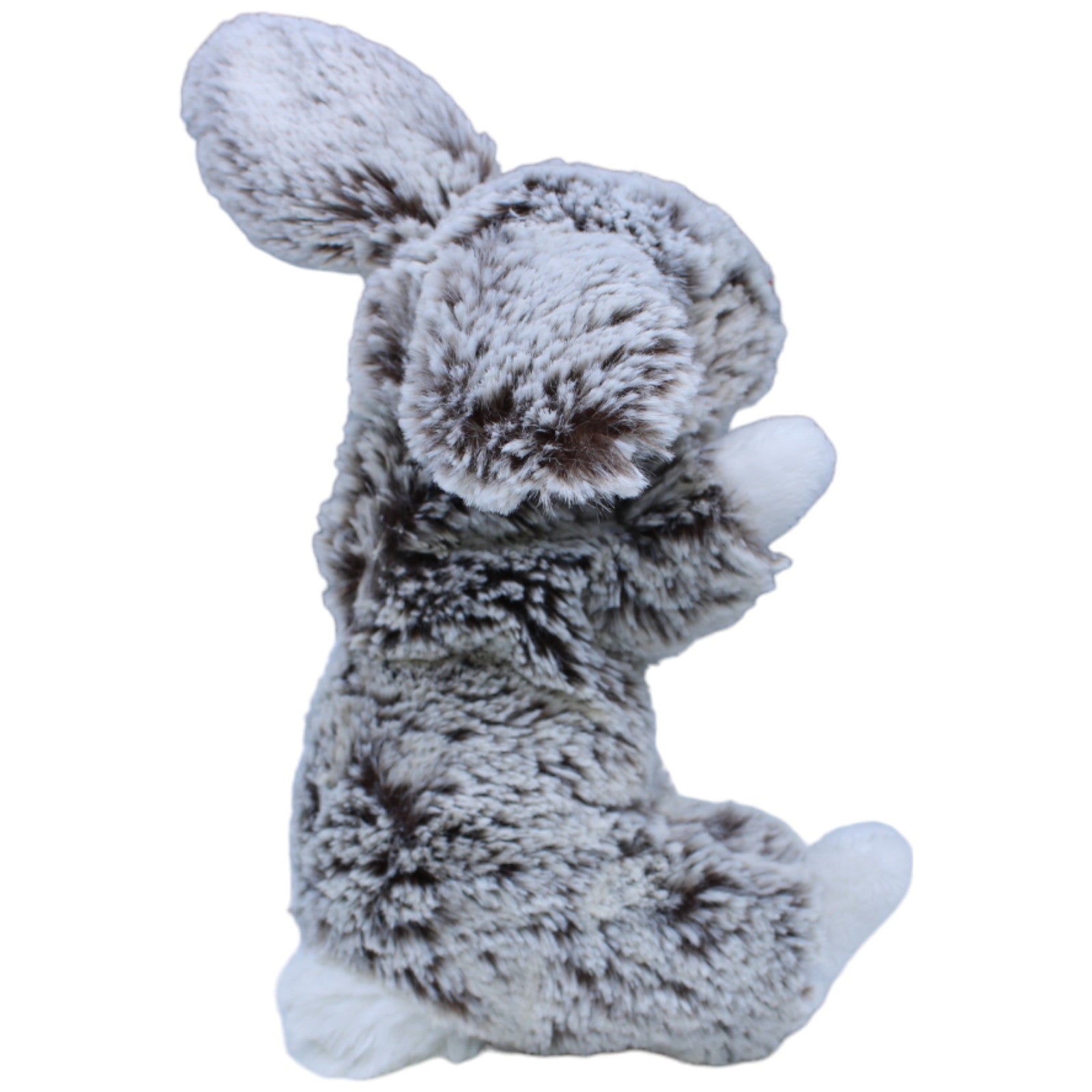 1235814 Unbekannt Grauer Hase sitzend, klein Kuscheltier Kumpel Leo Gebraucht Kaninchen Osterhase