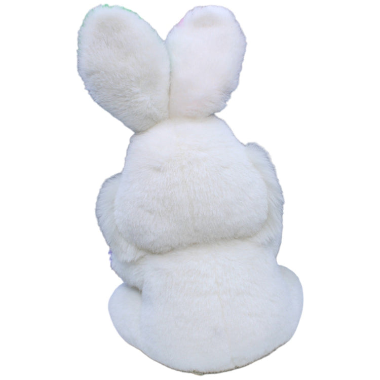 1235816 WIKO Weißer Hase mit großen bunten Ohren Kuscheltier Kumpel Leo Gebraucht