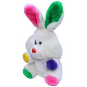 1235816 WIKO Weißer Hase mit großen bunten Ohren Kuscheltier Kumpel Leo Gebraucht