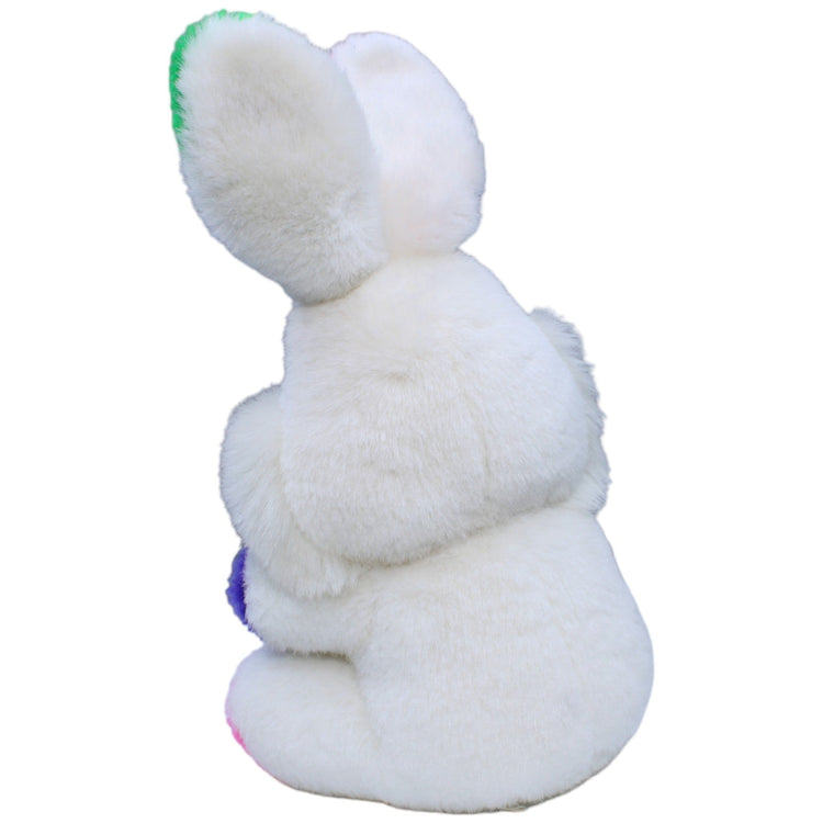 1235816 WIKO Weißer Hase mit großen bunten Ohren Kuscheltier Kumpel Leo Gebraucht