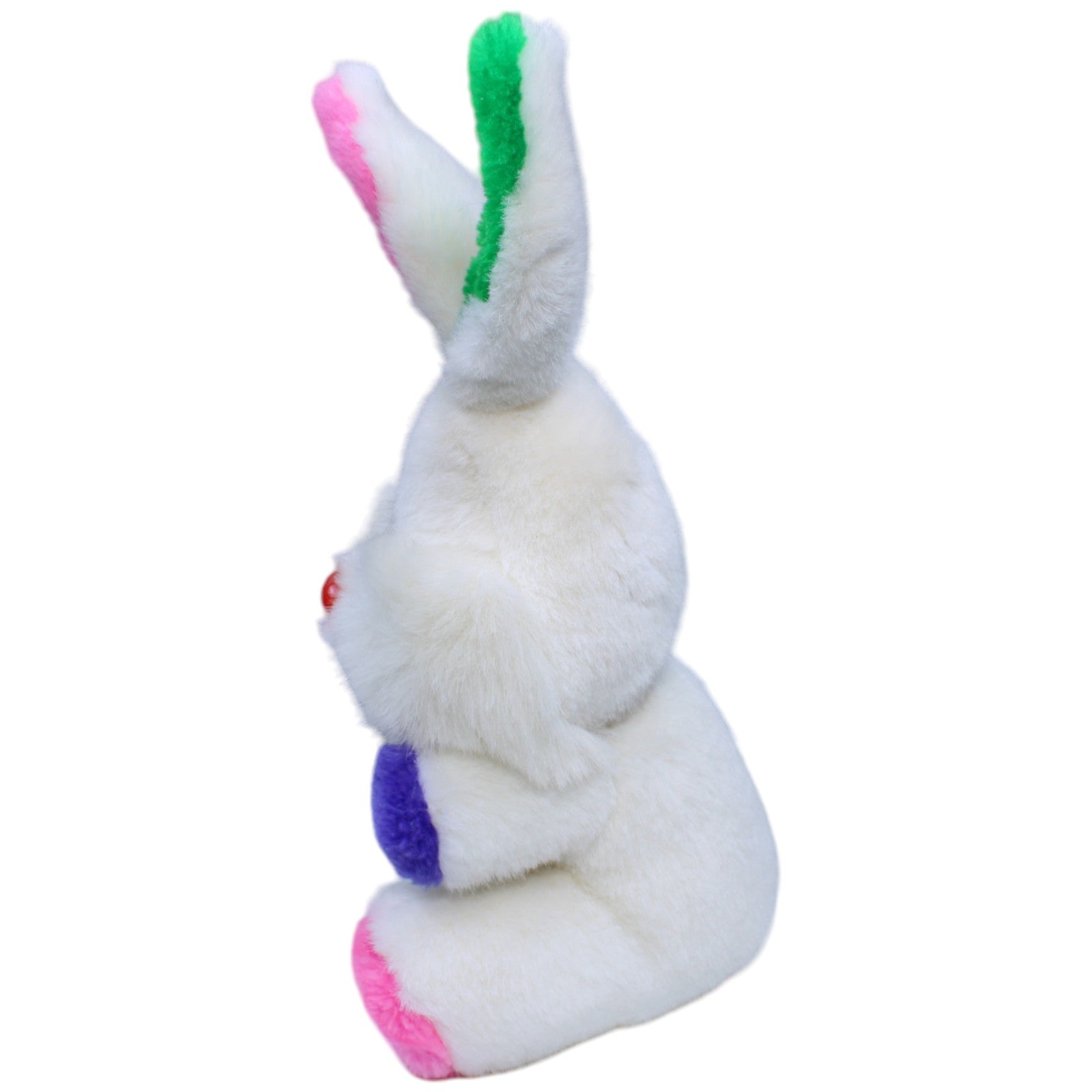 1235816 WIKO Weißer Hase mit großen bunten Ohren Kuscheltier Kumpel Leo Gebraucht