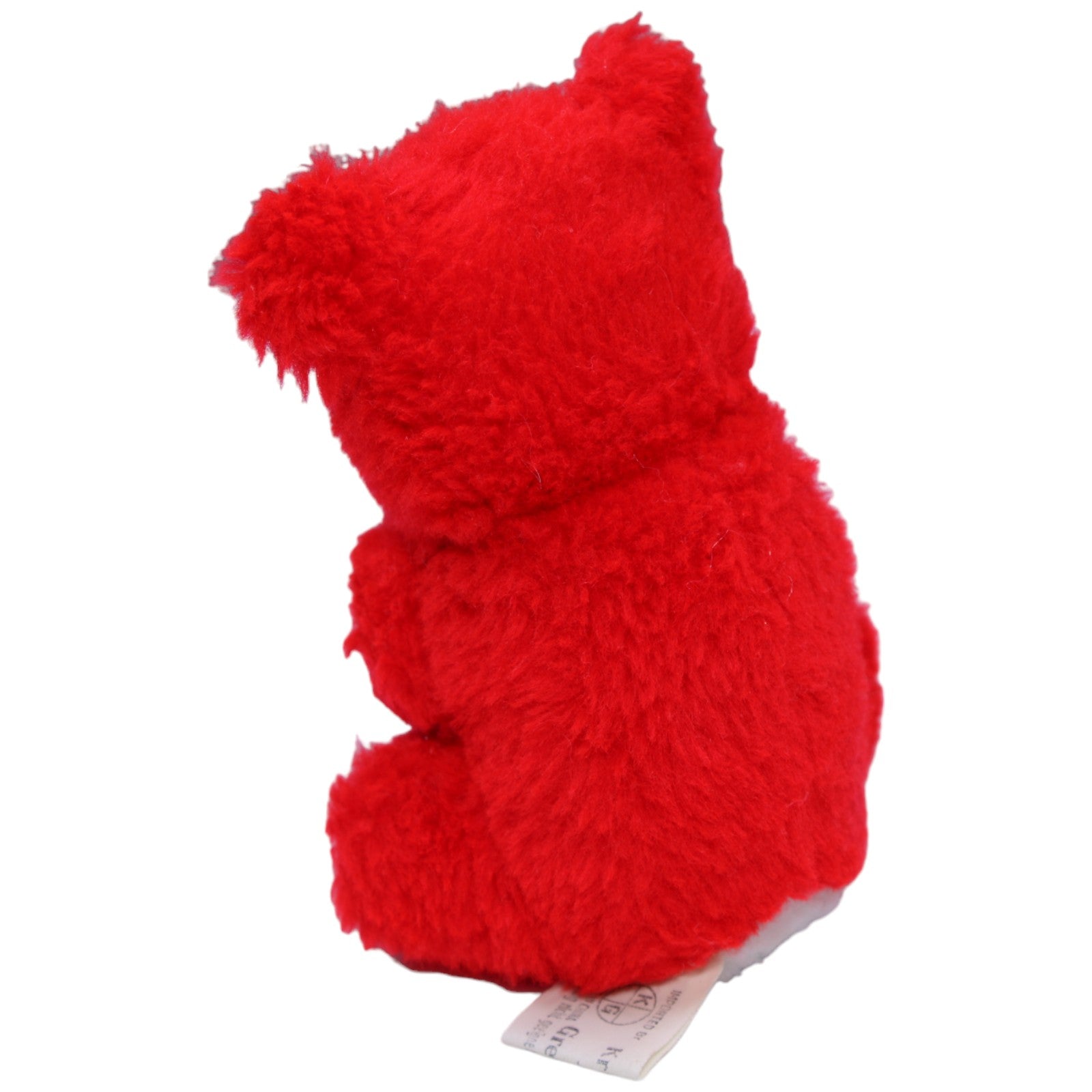 1235829 Krüger & Gregoriades Roter Teddybär, mini Kuscheltier Kumpel Leo Bär Gebraucht Teddy