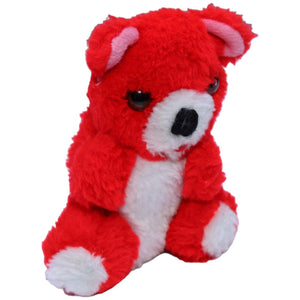 1235829 Krüger & Gregoriades Roter Teddybär, mini Kuscheltier Kumpel Leo Bär Gebraucht Teddy