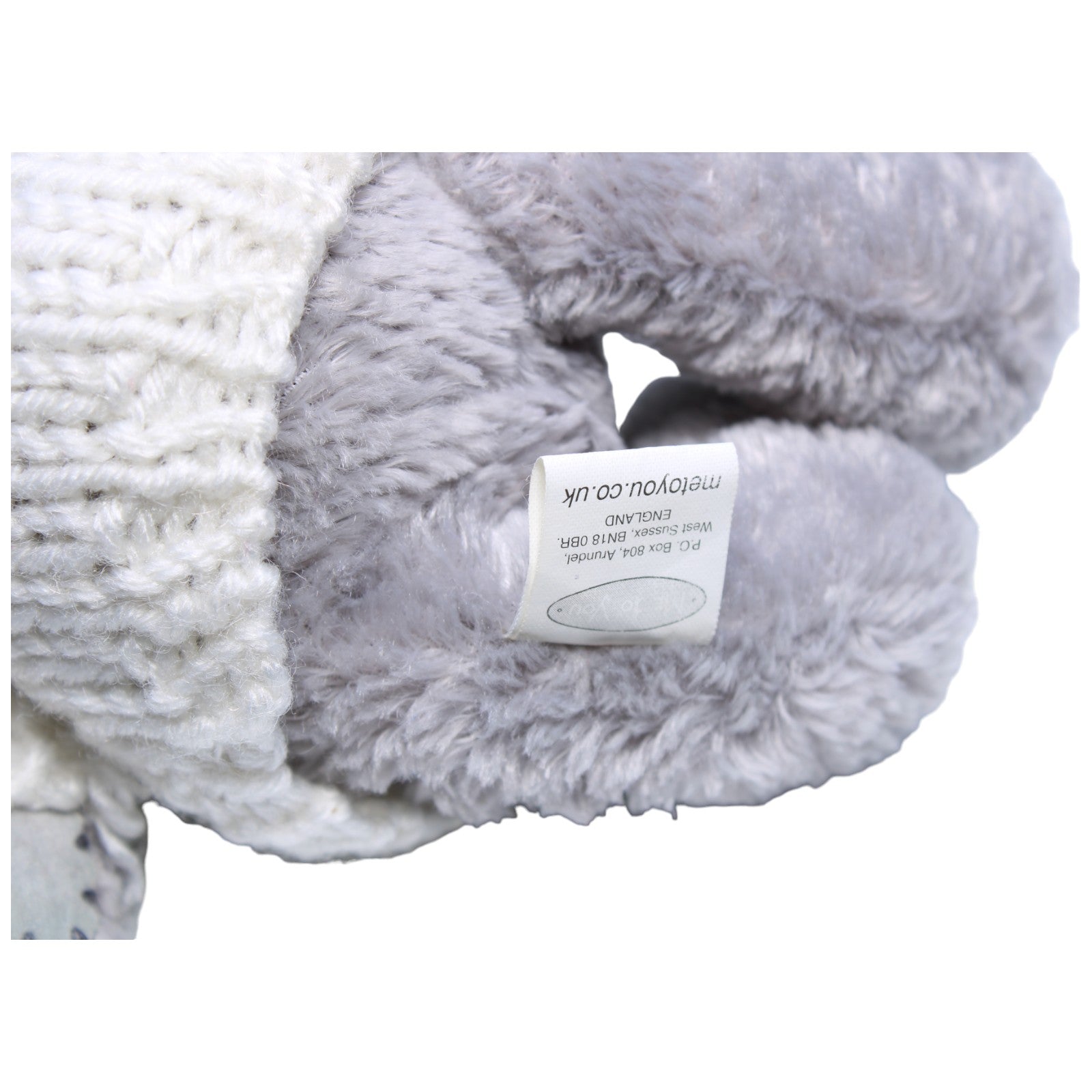 1235830 Carte Blanche Me to You Teddy mit Pullover " I love you ", grau Kuscheltier Kumpel Leo Bär Gebraucht Teddybär