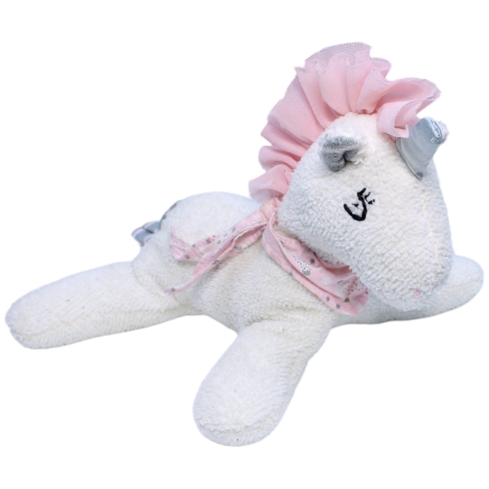 1235832 Käthe Kruse Frotte - Einhorn mit Halstuch Kuscheltier Kumpel Leo Fantasy Gebraucht